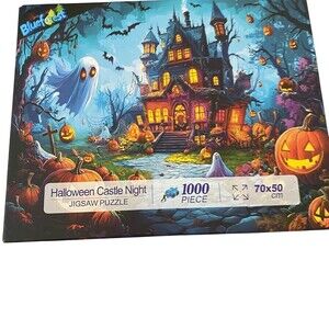 Blueforest Halloween Haunted Castle Night Jigsaw Puzzle 1000 Pieces
